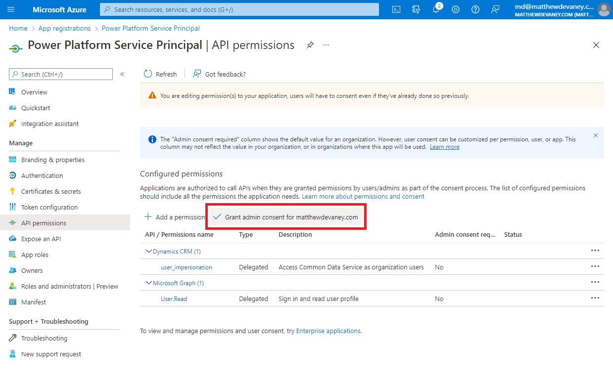 Create Service Principal Graph Api A Visual Guide To Power Platform Service Principal Setup