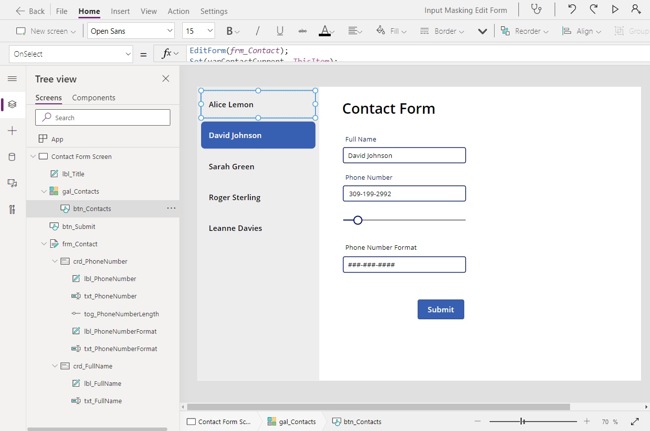 Power Apps Phone Number Formatting In A Form (Input Mask)