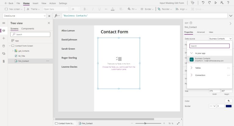 Power Apps Phone Number Formatting In A Form (Input Mask)