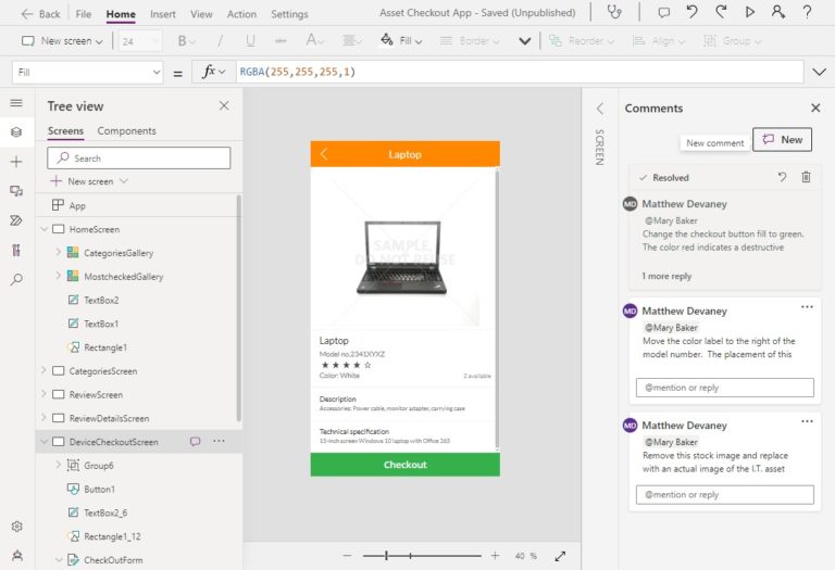 Power Apps Comments: Collaborate & Give Feedback