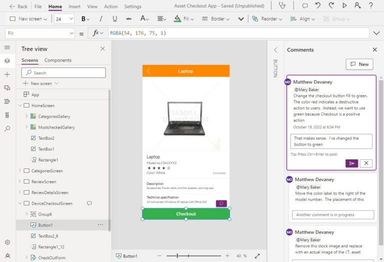 Power Apps Comments: Collaborate & Give Feedback