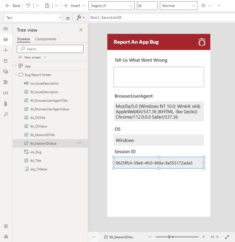 Power Apps Host Object - Get Web Browser And O/S Details