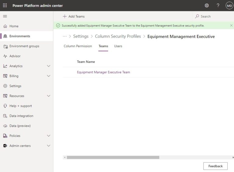 How To Enable Column Level Security In Dataverse