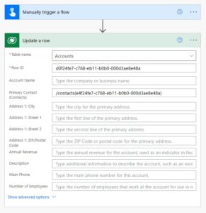 Power Automate: Update A Lookup Column In Dataverse