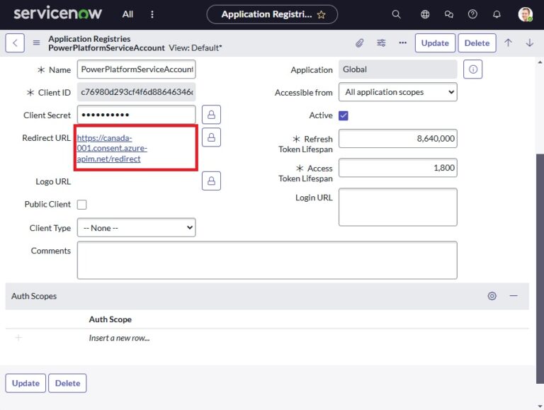 Create A Connection To ServiceNow In Power Automate