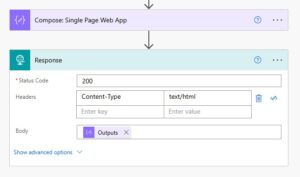 Power Automate Flow To Host A Web Page/Web Application