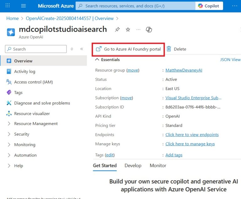 Copilot Studio Azure AI Search Complete Setup Guide
