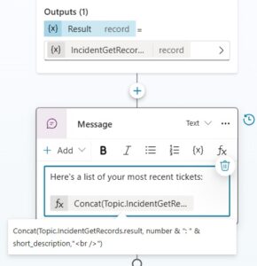 Copilot Studio: ServiceNow Connect Knowledge Base + Incidents