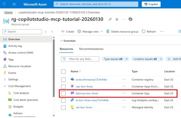 Create An MCP Server And Deploy To Copilot Studio